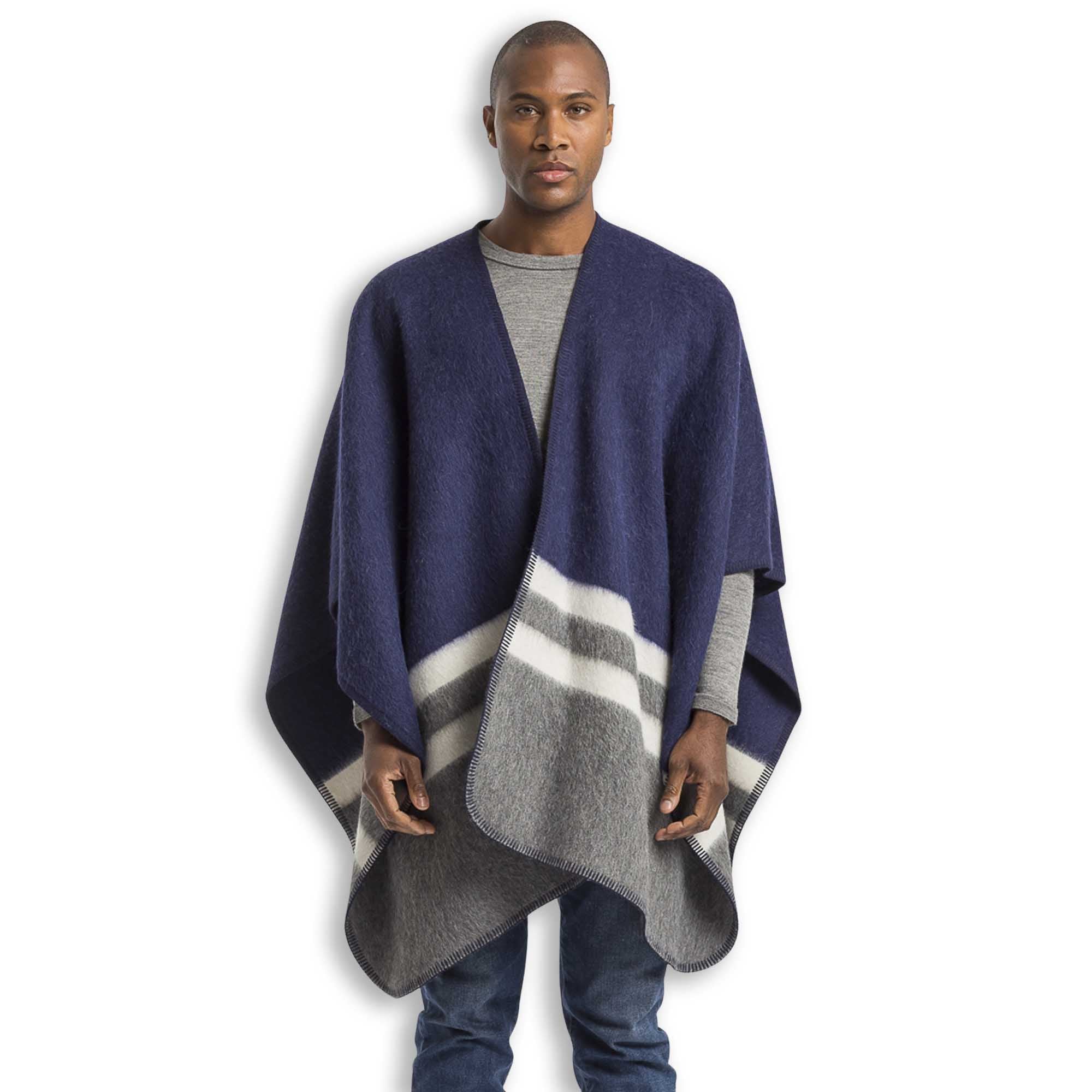 Unisex | Aspen Cape | Navy / Dark Grey / Ivory