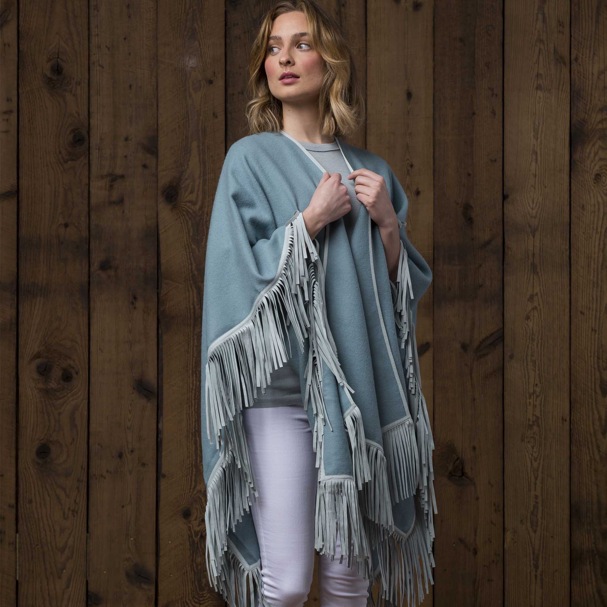 Unisex | Santa Fe Cape | Light Grey