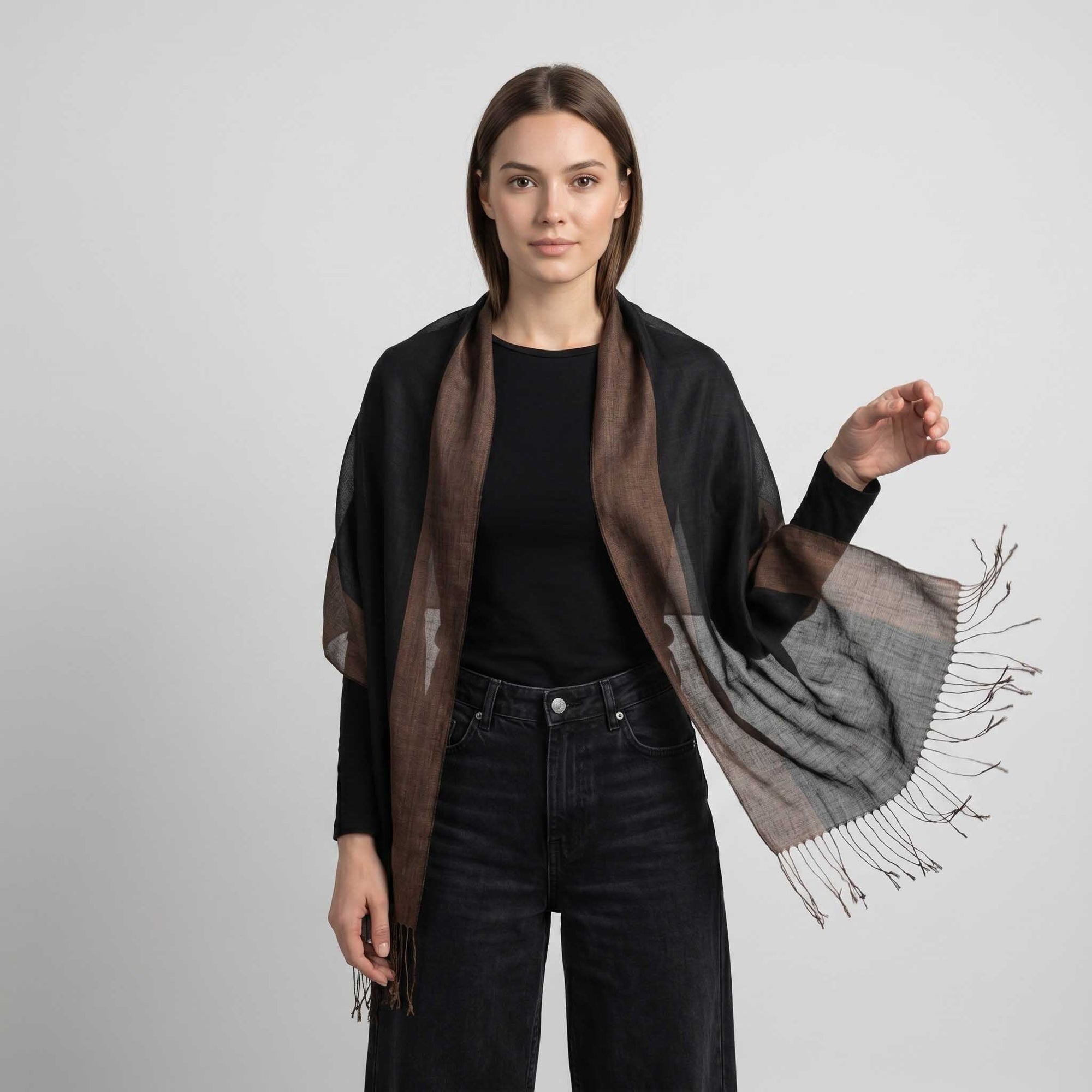 Unisex | Derby Wrap | Cognac / Black