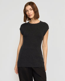 Helena | Alani Organic Cotton-Wool Knit Top in Size Small 