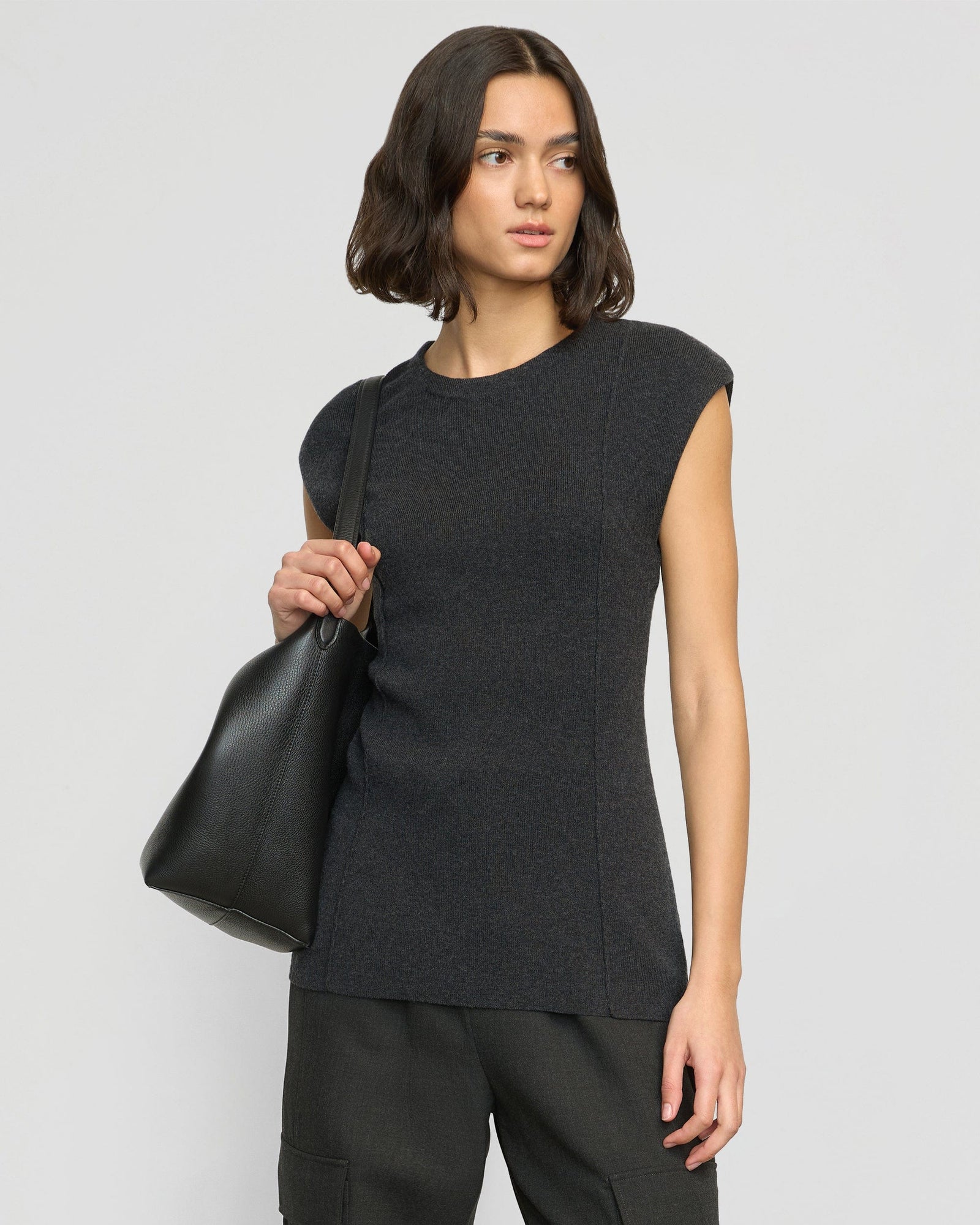 Olivia | Alani Organic Cotton-Wool Knit Top in Size Small 