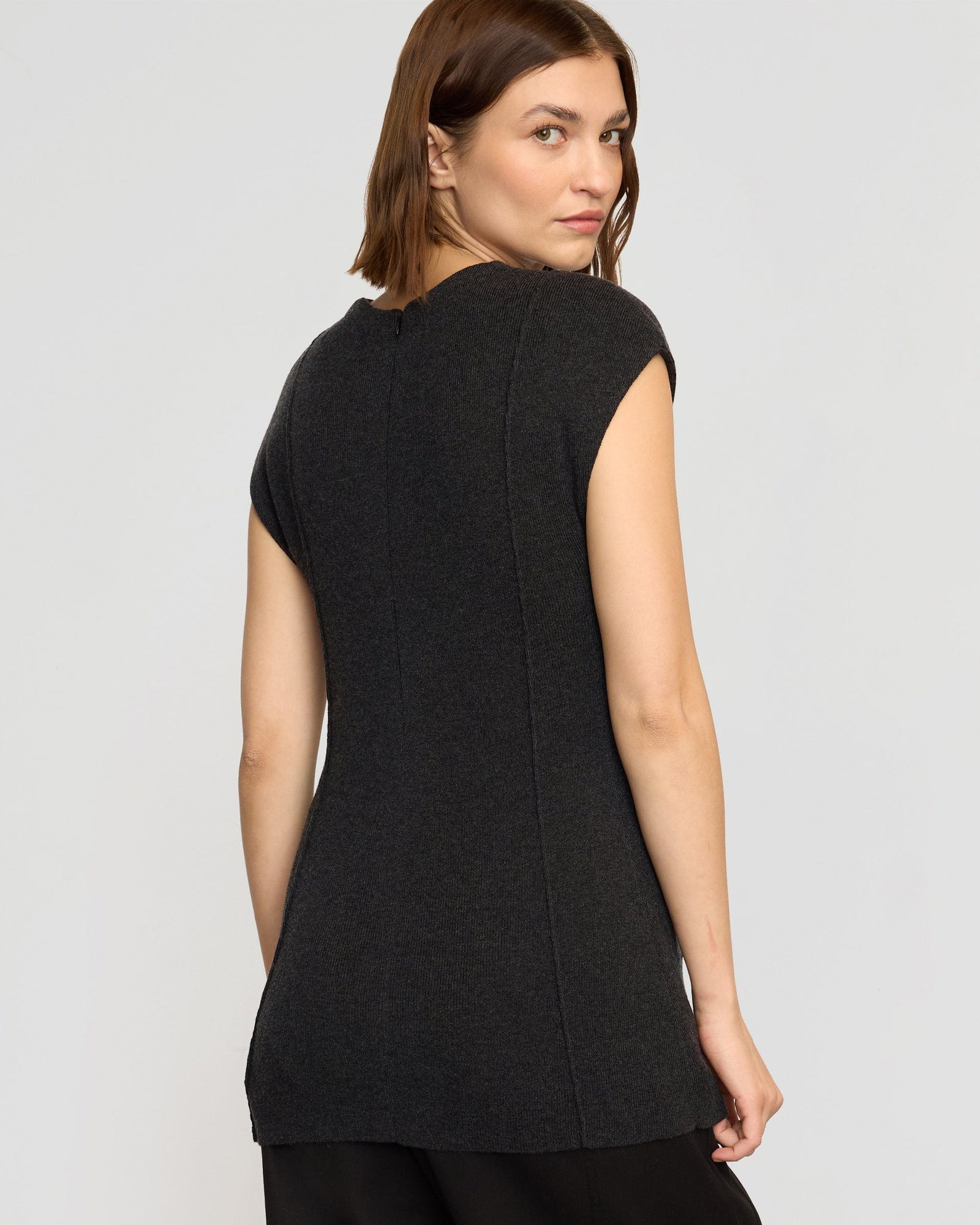 Helena | Alani Organic Cotton-Wool Knit Top in Size Small 