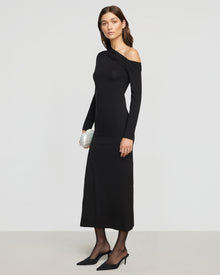 Renee | Alina Off-Shoulder Jersey Dress in Size Small