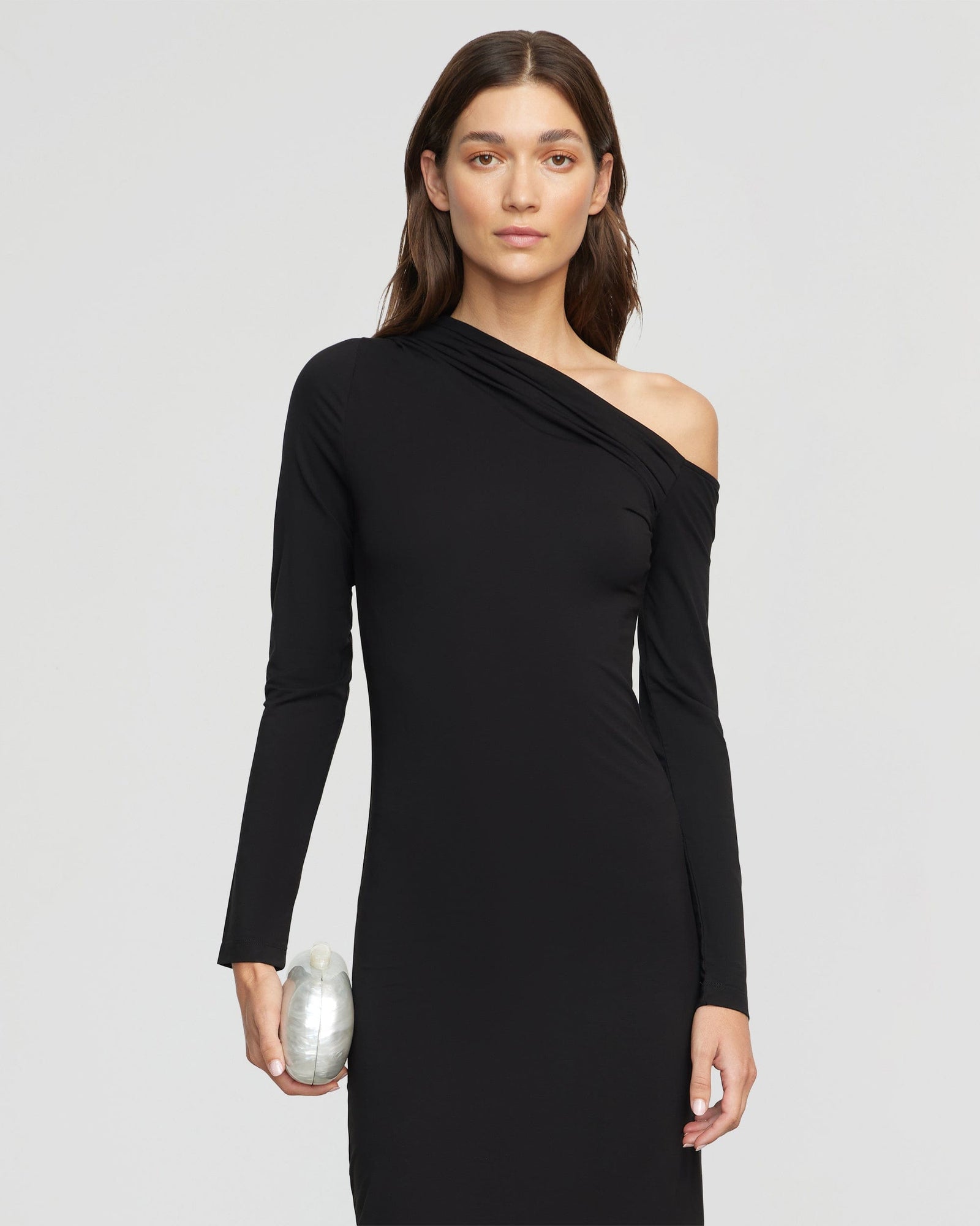 Renee | Alina Off-Shoulder Jersey Dress in Size Small