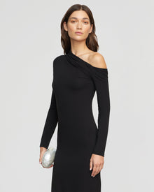 Renee | Alina Off-Shoulder Jersey Dress in Size Small