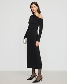 Renee | Alina Off-Shoulder Jersey Dress in Size Small