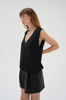 LNA Austin Sleeveless in Black