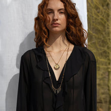 Long Boho Necklace | 14K Yellow Gold Vermeil