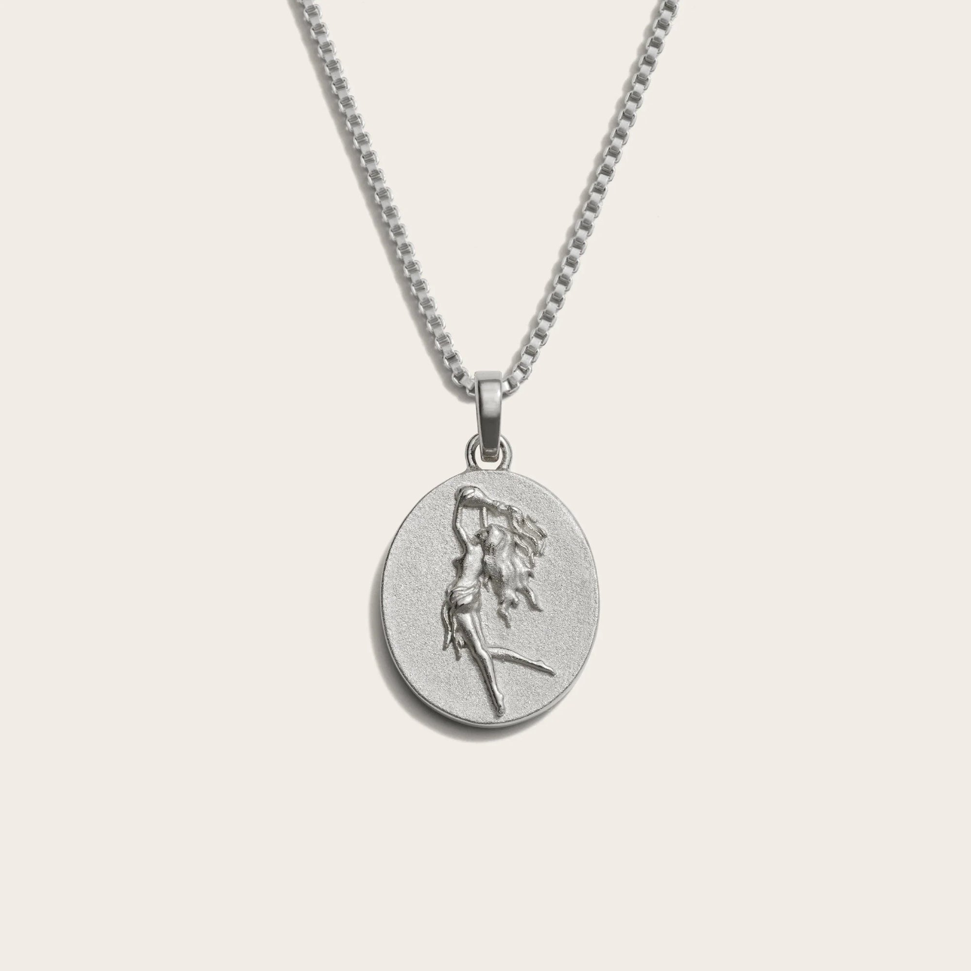 Zodiac Goddess Necklace | Sterling Silver