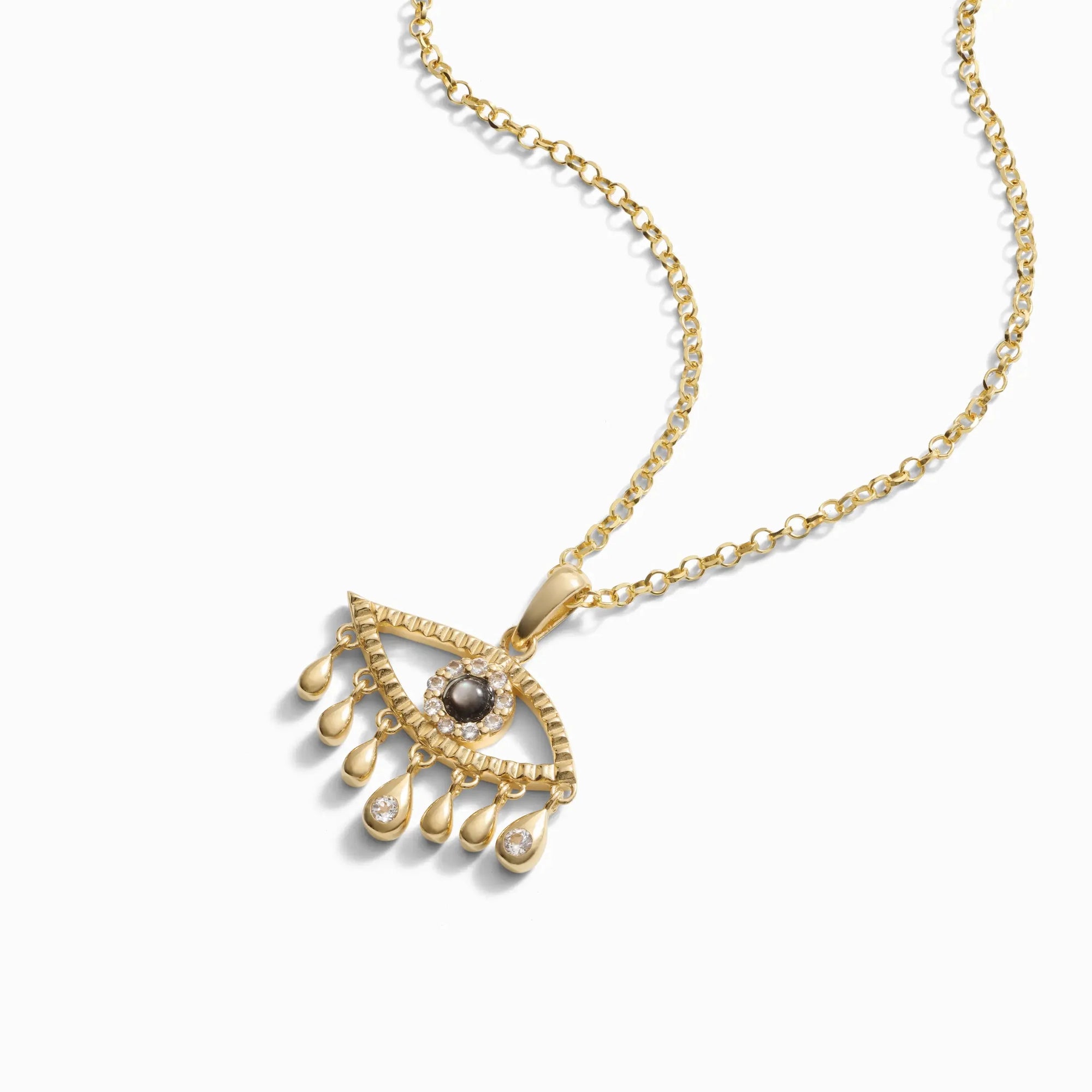 Third Eye Necklace | 14K Yellow Gold Vermeil