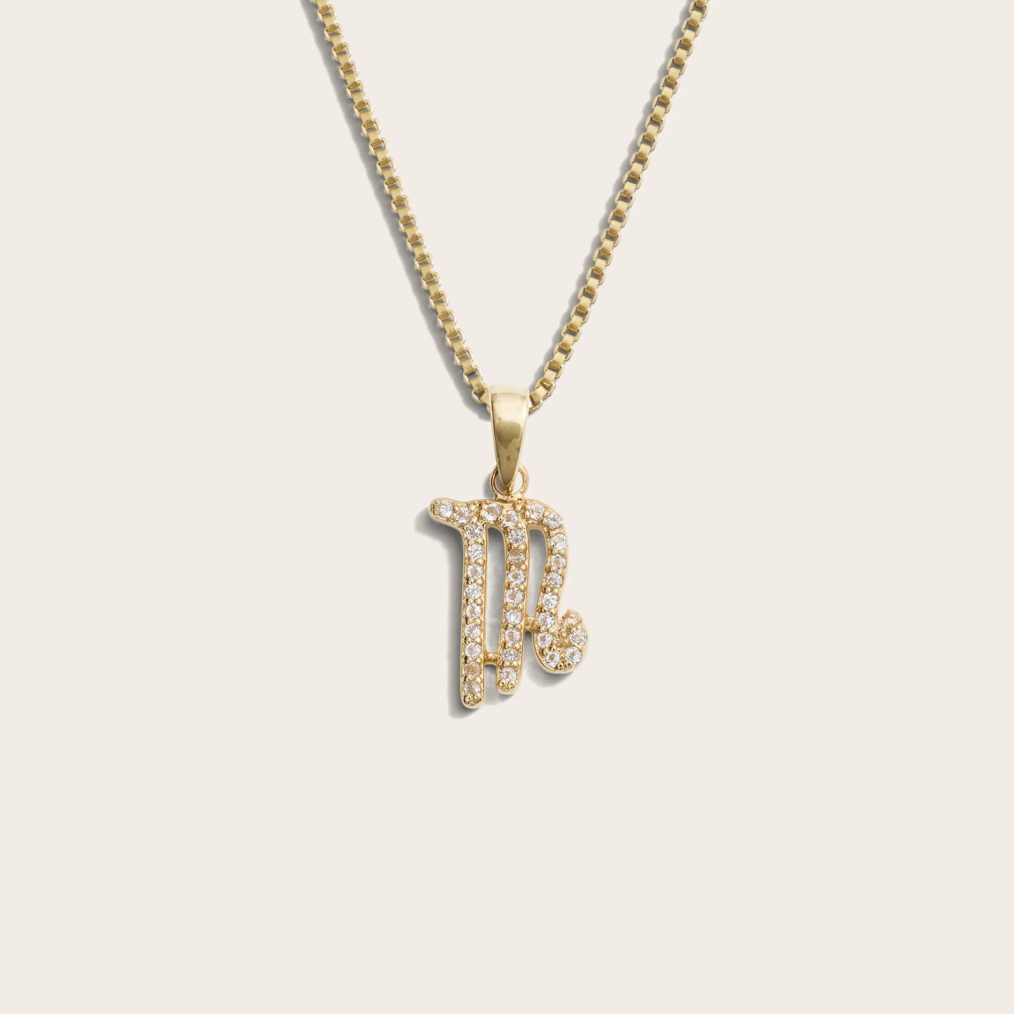 Zodiac Gemstone Necklace | 14K Yellow Gold Vermeil
