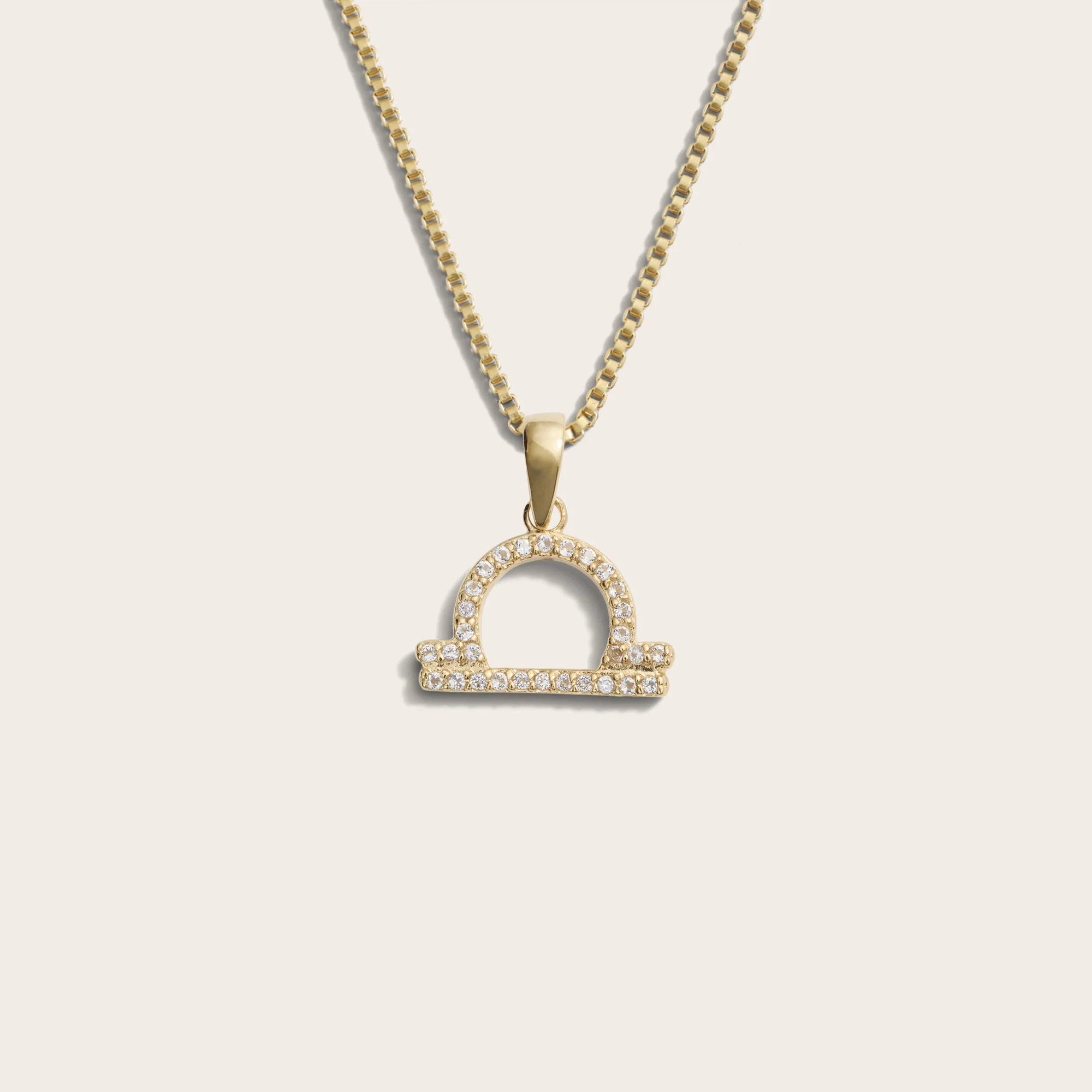 Zodiac Gemstone Necklace | 14K Yellow Gold Vermeil