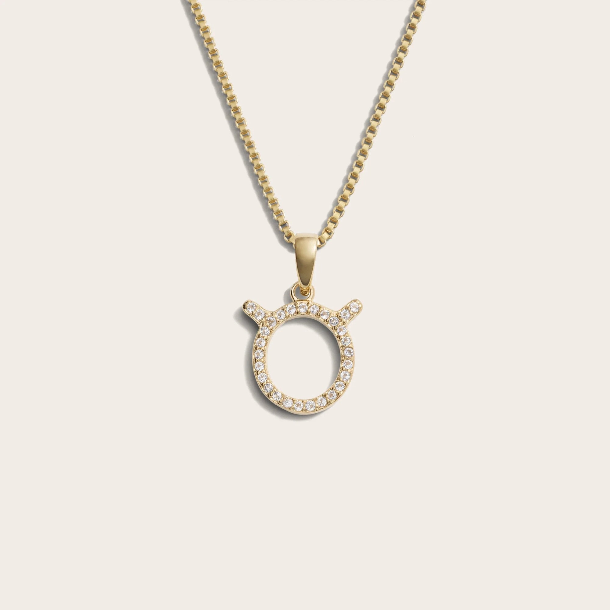 Zodiac Gemstone Necklace | 14K Yellow Gold Vermeil