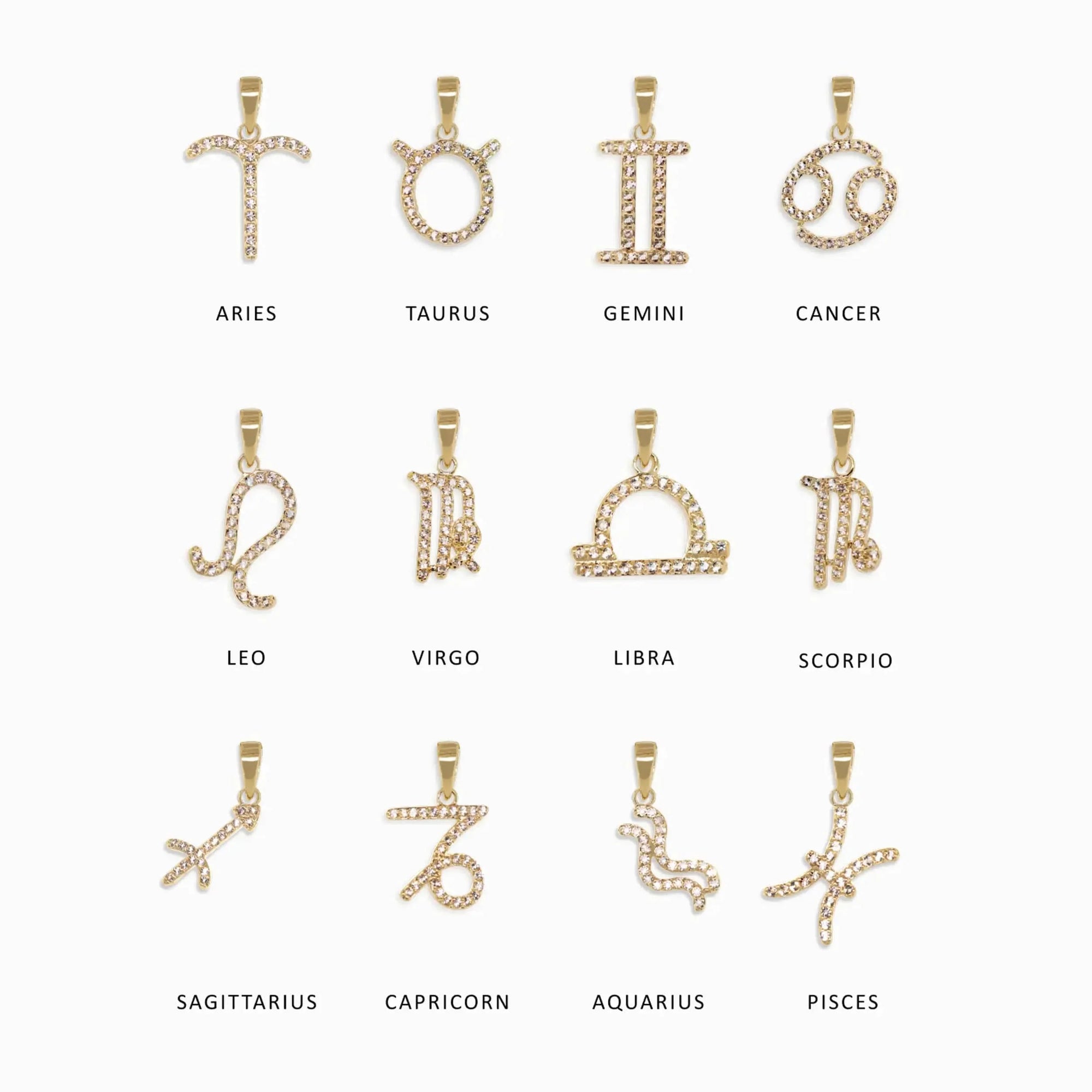 Zodiac Gemstone Necklace | Sterling Silver