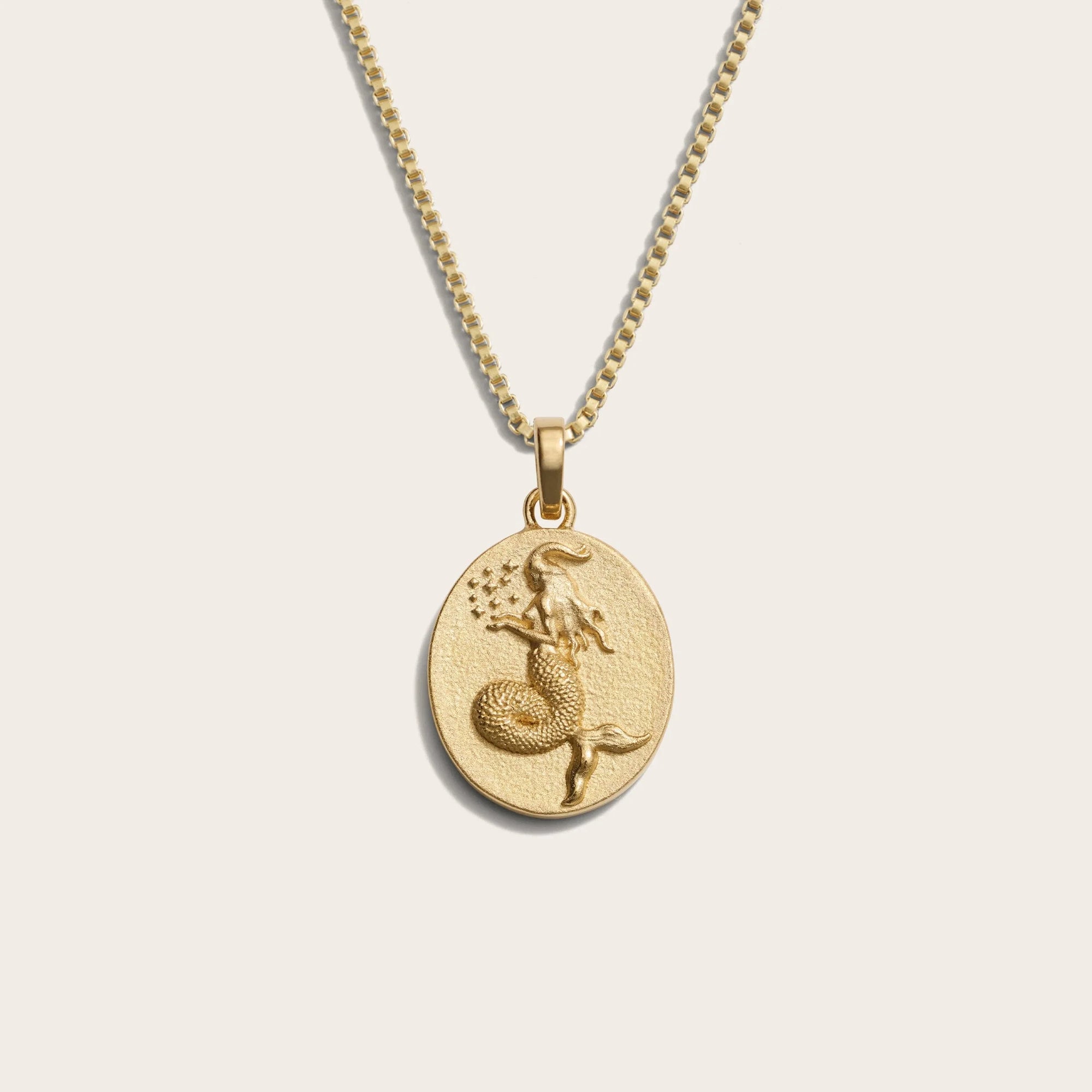 Zodiac Goddess Necklace | 14K Yellow Gold Vermeil