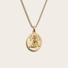 Zodiac Goddess Necklace | 14K Yellow Gold Vermeil