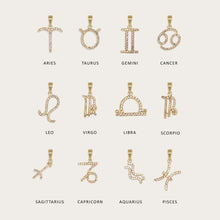 Zodiac Gemstone Necklace | 14K Yellow Gold Vermeil