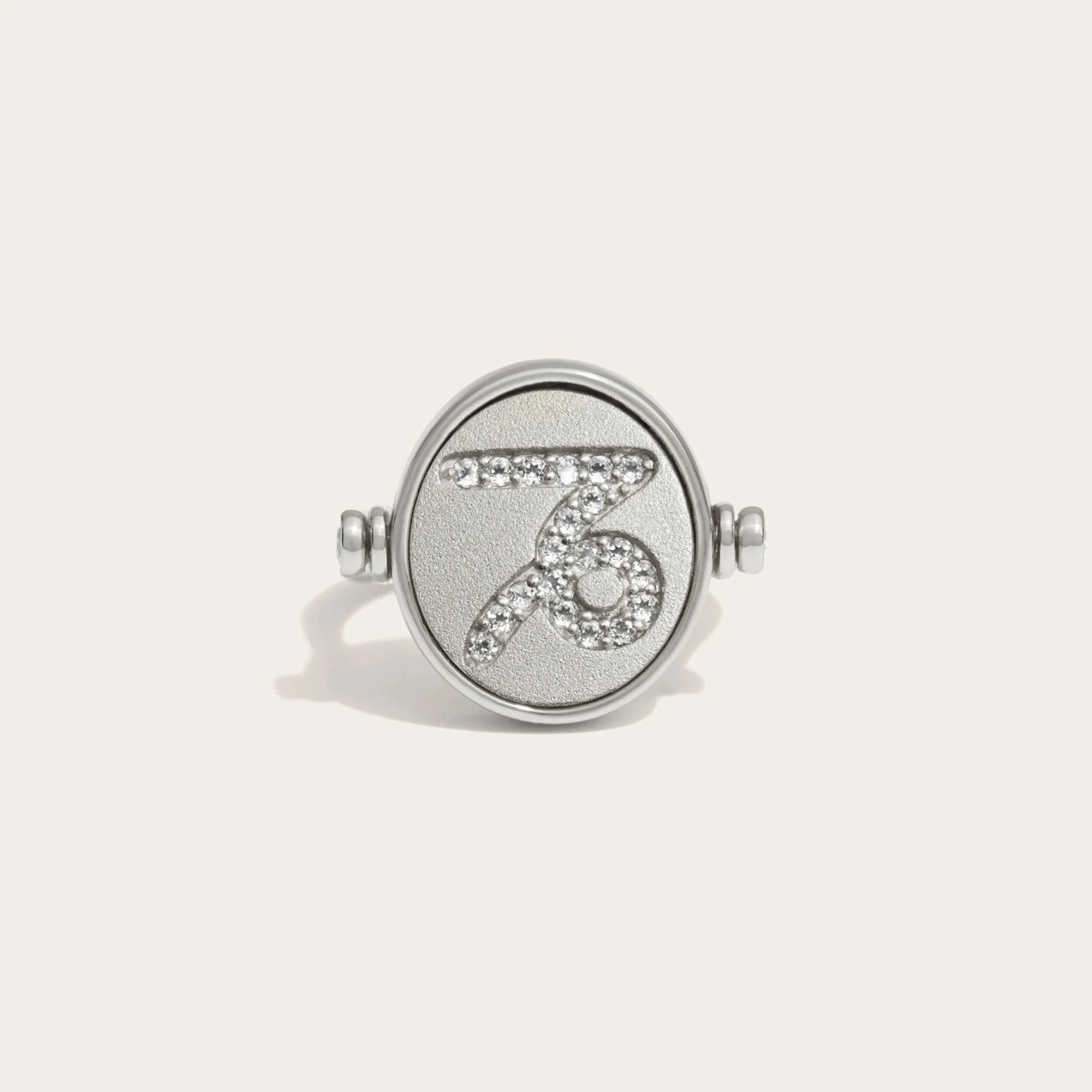 Capricorn & Earth Flip Ring | Sterling Silver