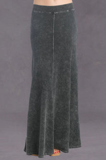Women | Flat Waist Sweep Skirt | Mineral Wash 6