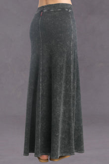Women | Flat Waist Sweep Skirt | Mineral Wash 6