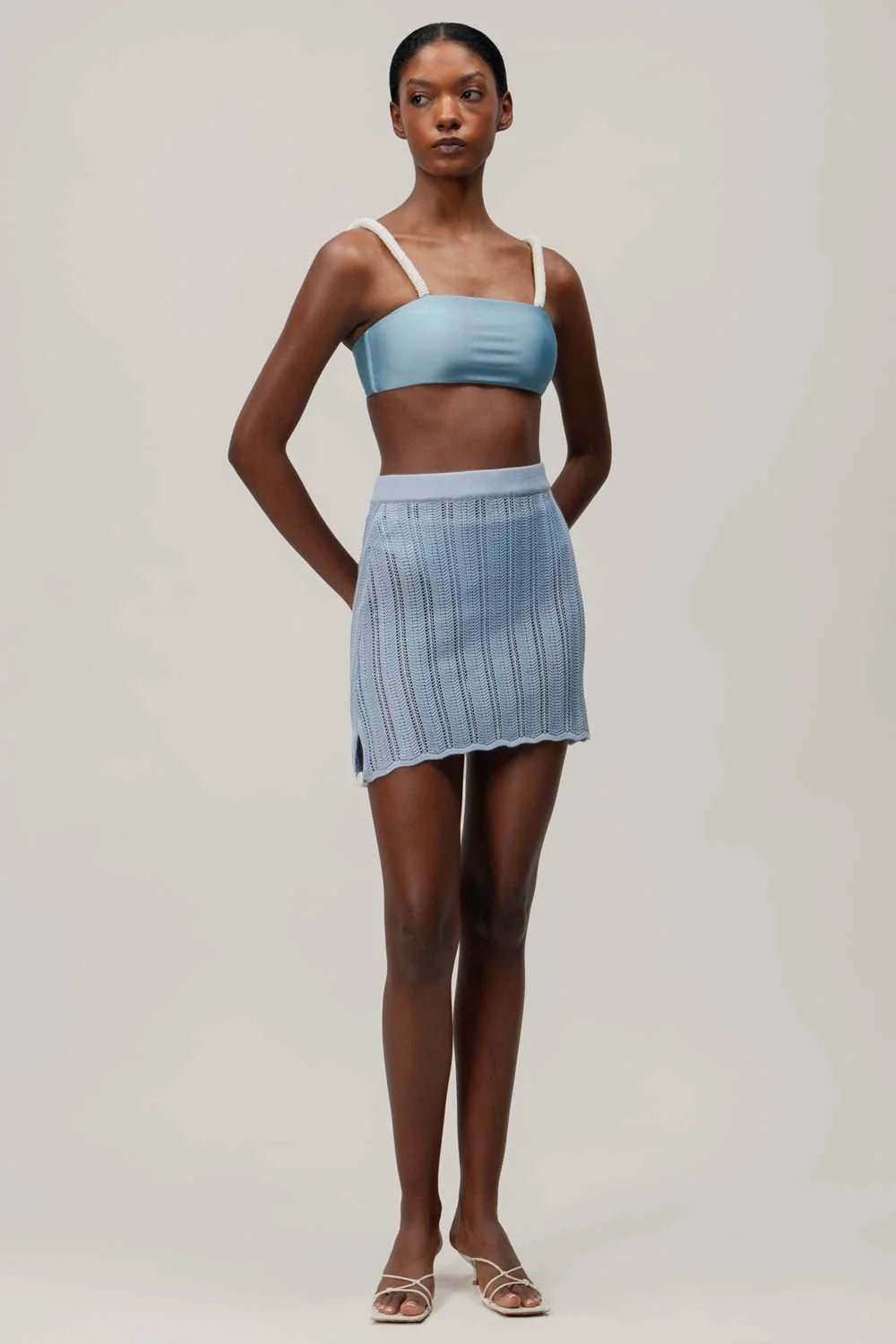 Corsica Mini Skirt | Ciel