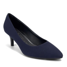 Elil Dress Pump | Navy Stretch Gaberdine