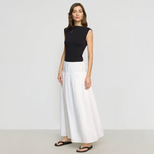 Bao Organic Cotton Drop-Waist Skirt | Soft White