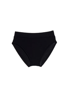 Base Layer High Leg Brief | Black