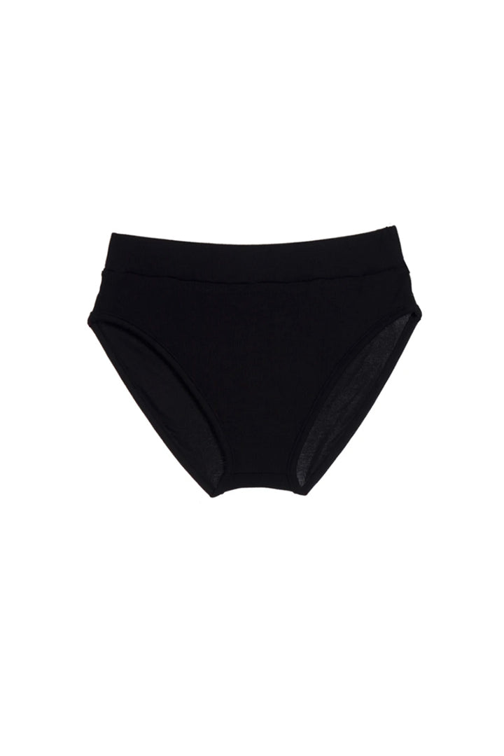Base Layer High Leg Brief | Black
