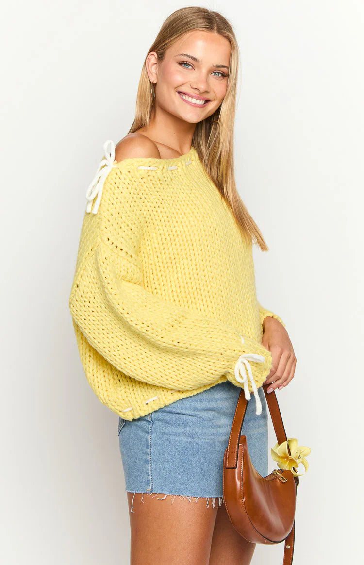 Bea Sweater | Yellow