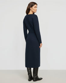 Renee | Bora Off-Shoulder V-Neck Sweater Dress in Size Small