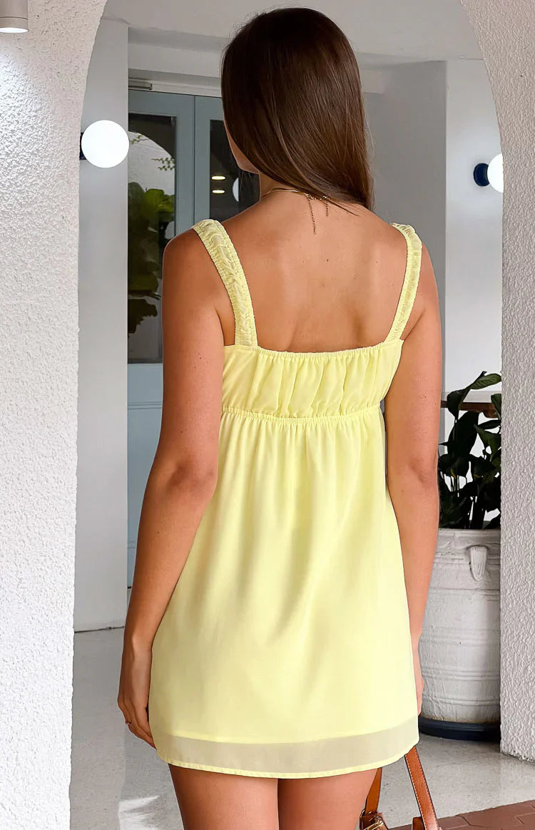 Brooke Mini Dress | Yellow