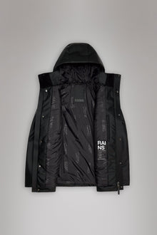 RAINS Nome Parka Black Jacket