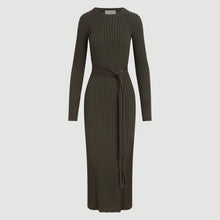 Carmen Tie-Front Ribbed Dress (Petite) | Willow