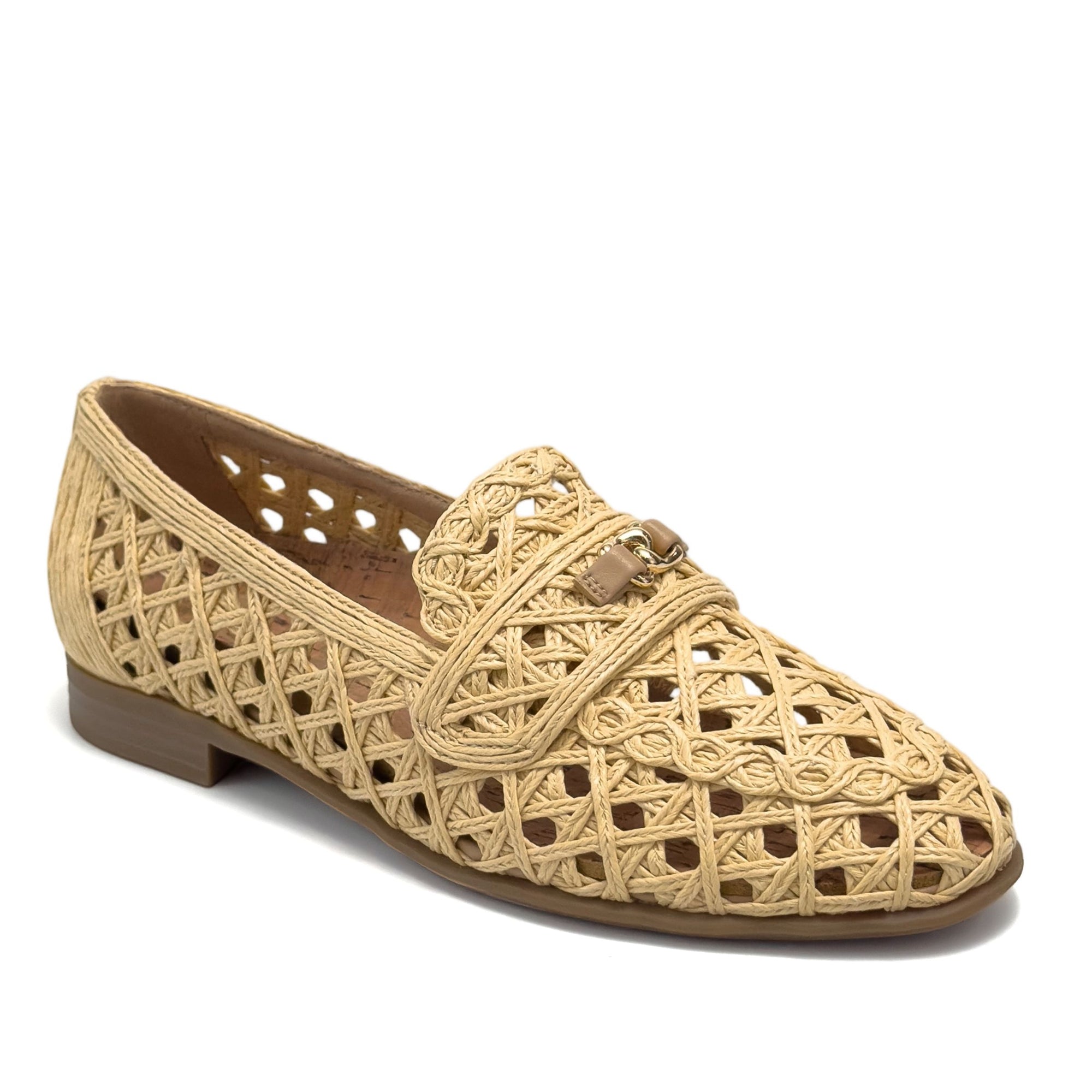 Worthed Dress Flat | Natural  Faux Raffia