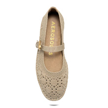 Tamika Casual Flat | Linen/Natural Lace