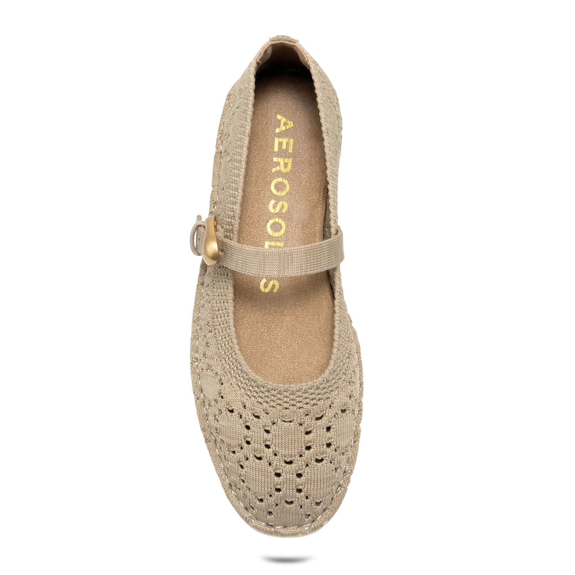 Tamika Casual Flat | Linen/Natural Lace