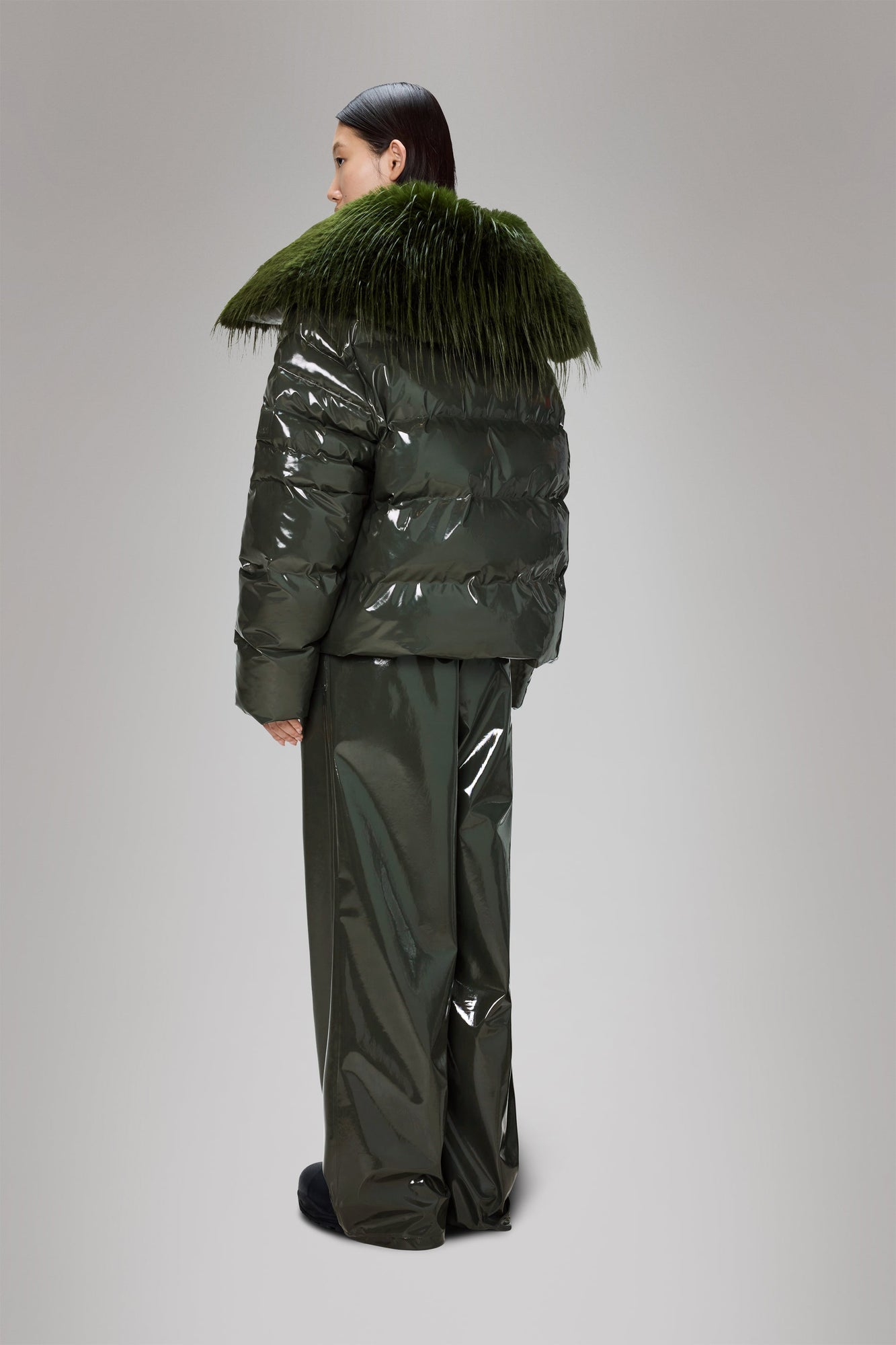 Rains Alta Vision Fleece Jacket Swamp Jacket