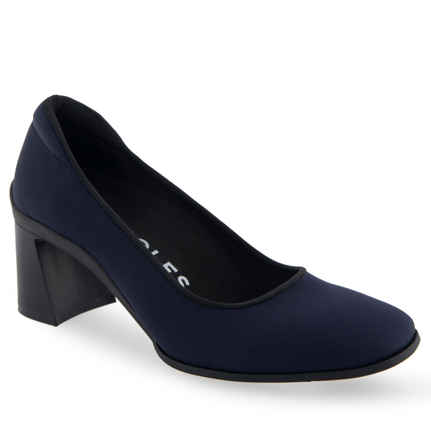 Casta Dress Pump | Navy Stretch Gaberdine