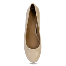 Ebel Dress Pump | Stone Faux Crinkle Patent