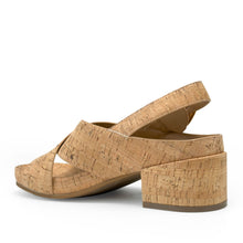 Chrystie Sandal Block Heel | Natural Cork