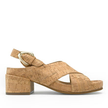 Chrystie Sandal Block Heel | Natural Cork