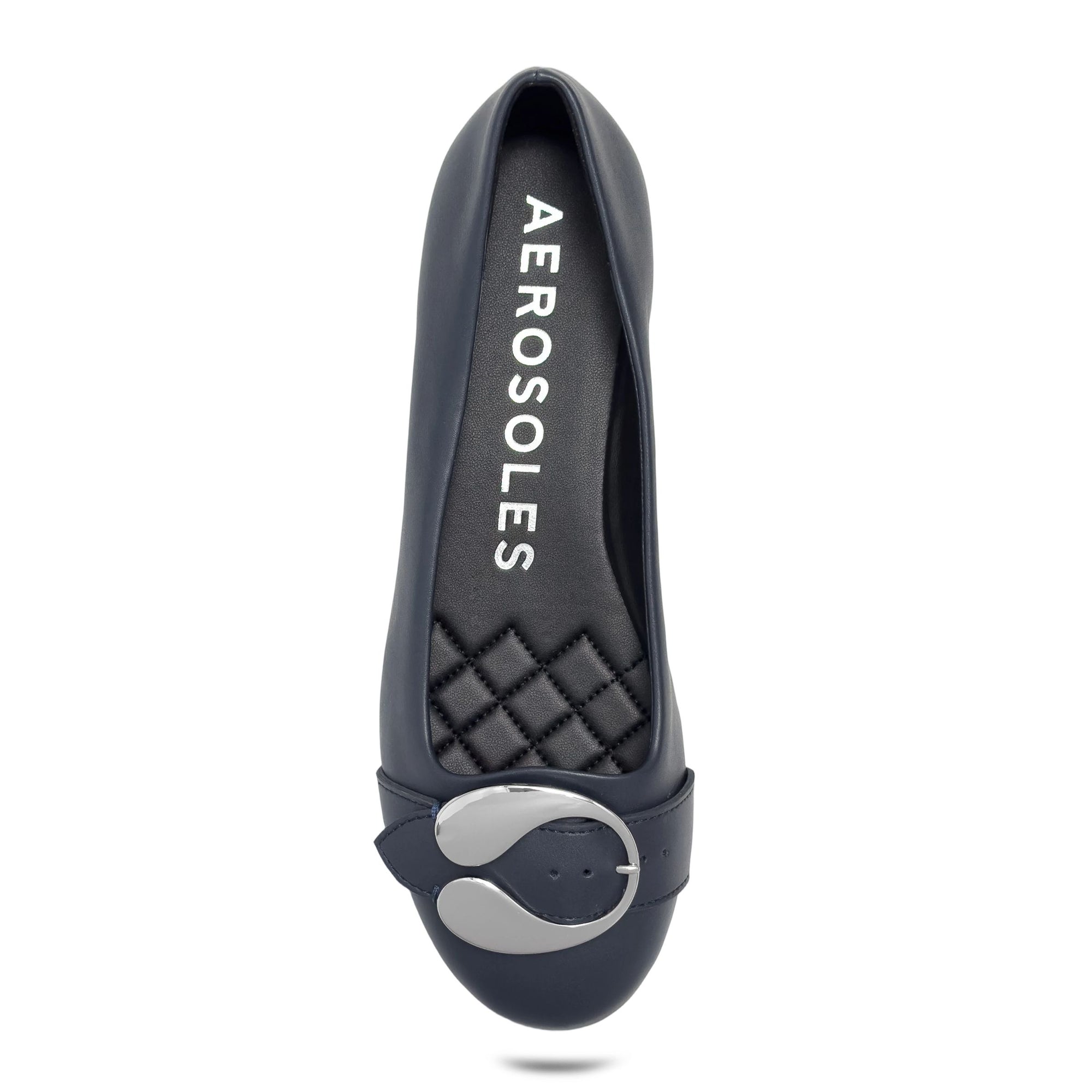 Paradise Casual Flat | Navy Faux Soft Nappa