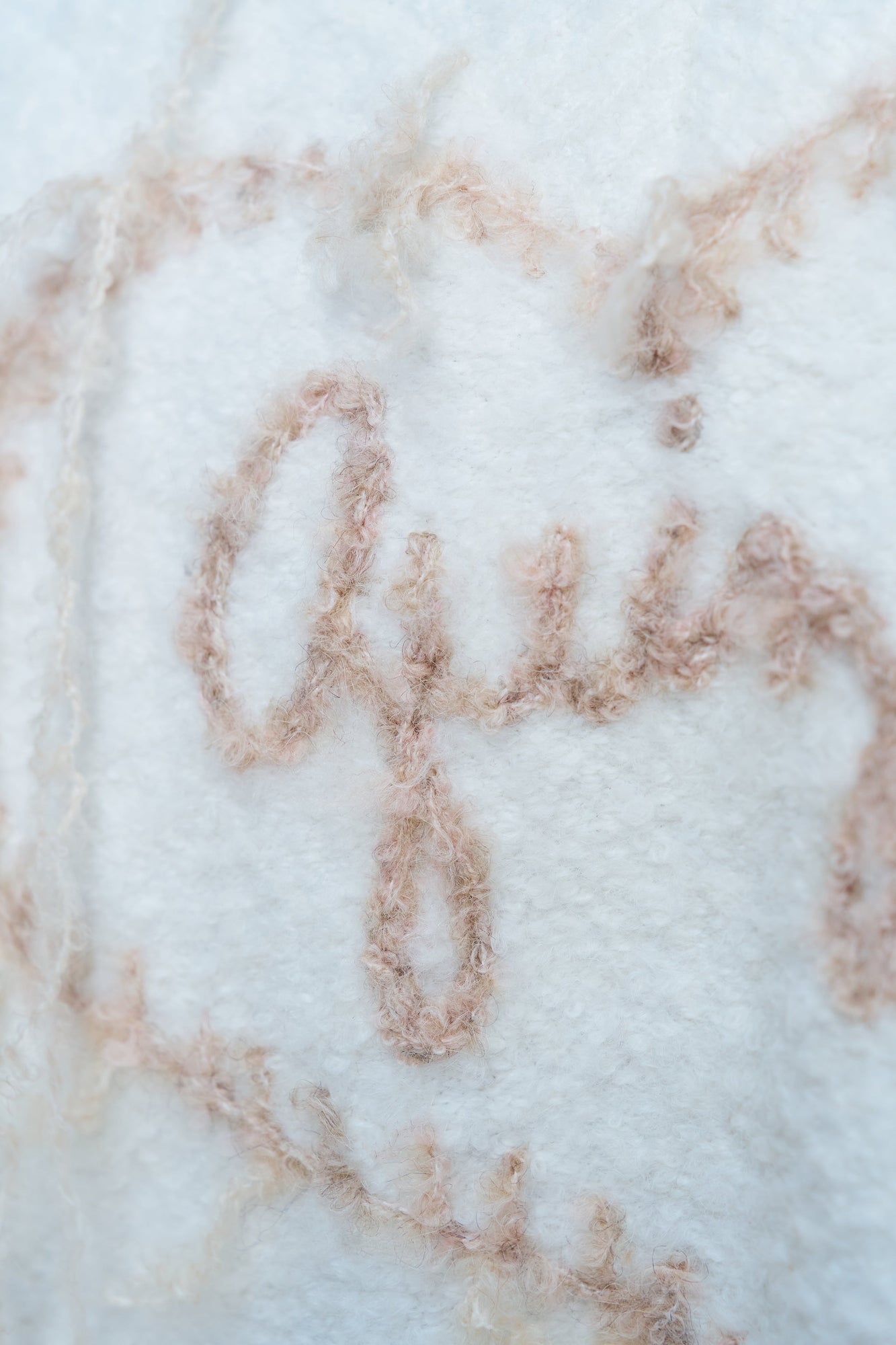 Womens | Guizio Heart Wool Sweater | White