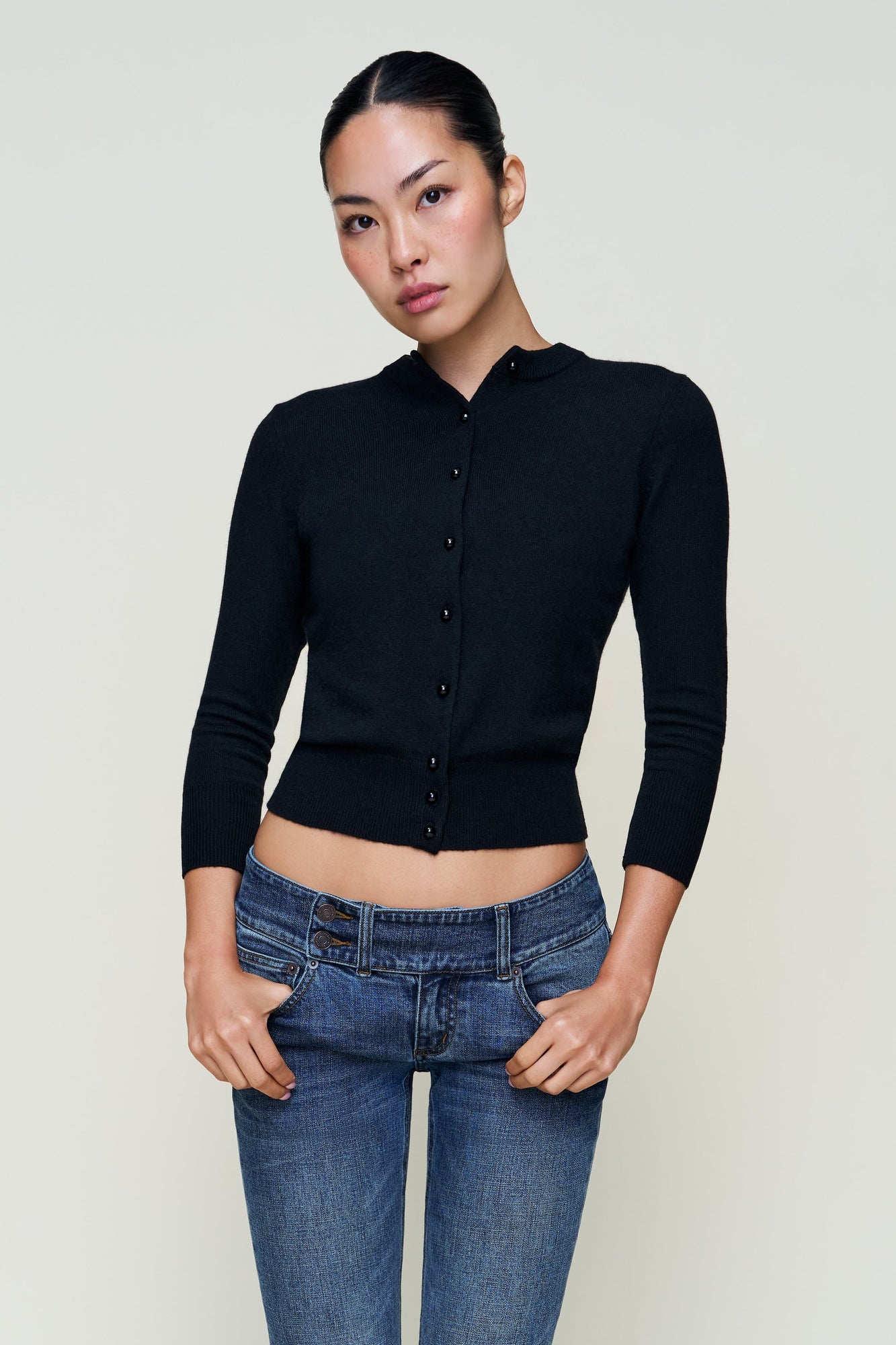 Womens | Emelie Wool Cardigan | Black