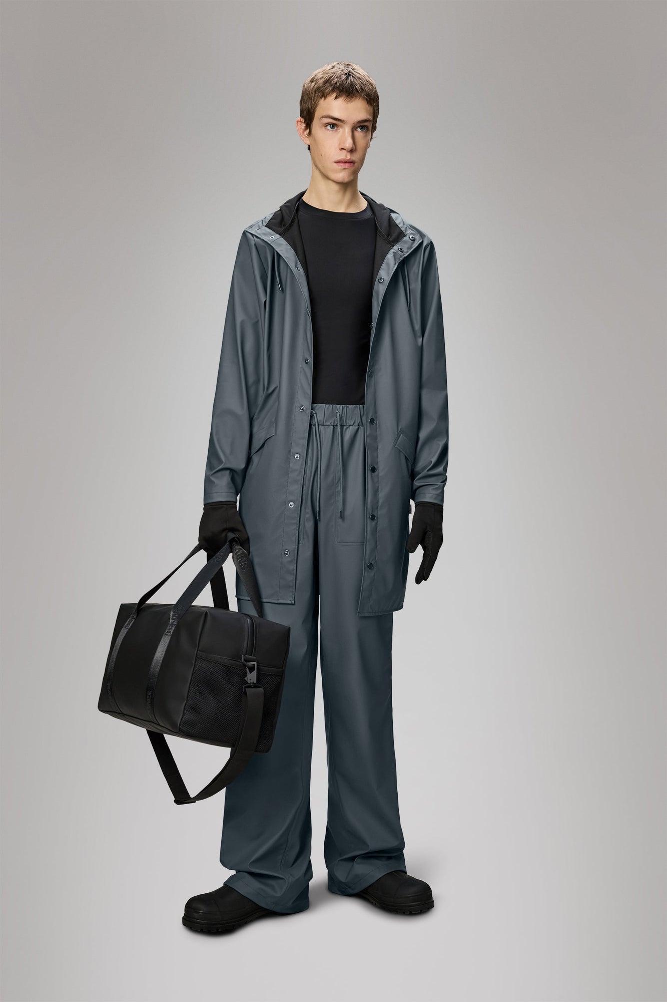 RAINS Long Jacket Lagoon Jacket