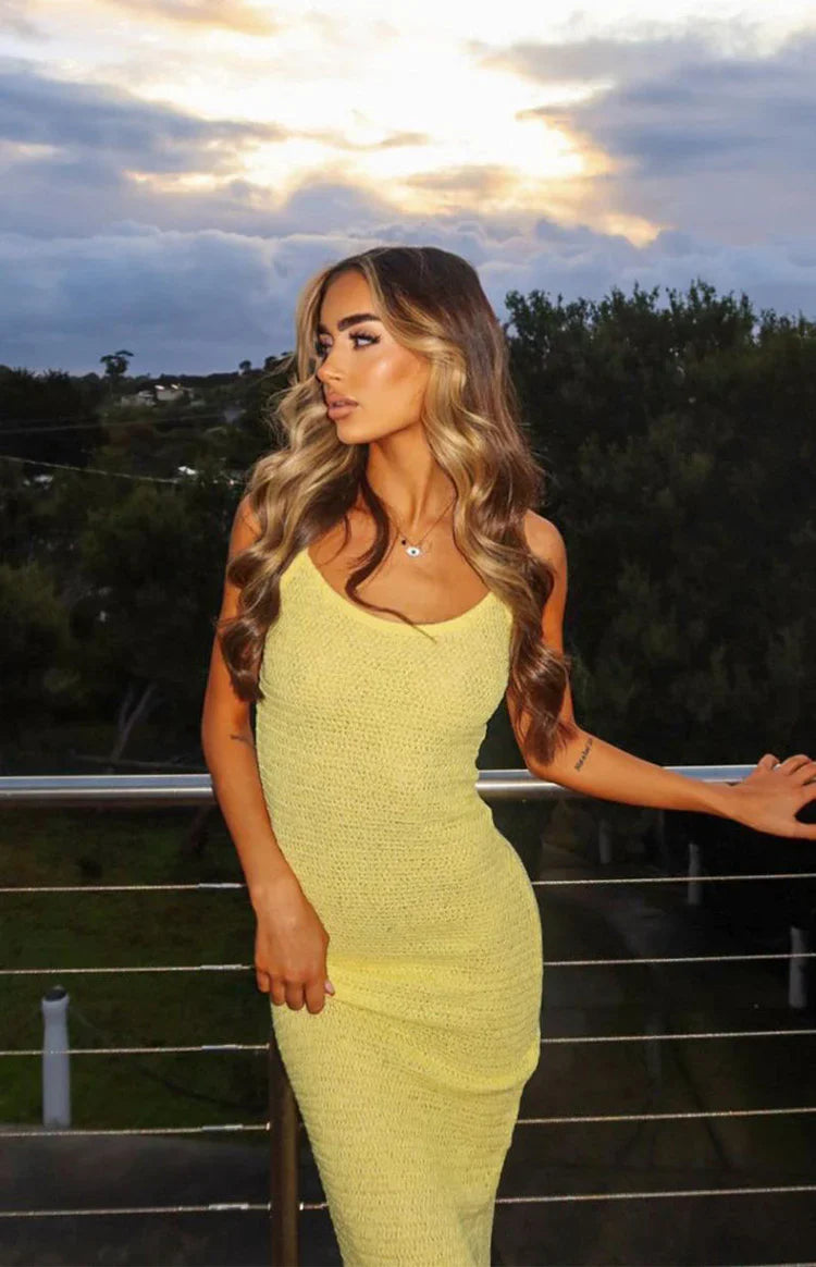Ezra Maxi Dress | Yellow