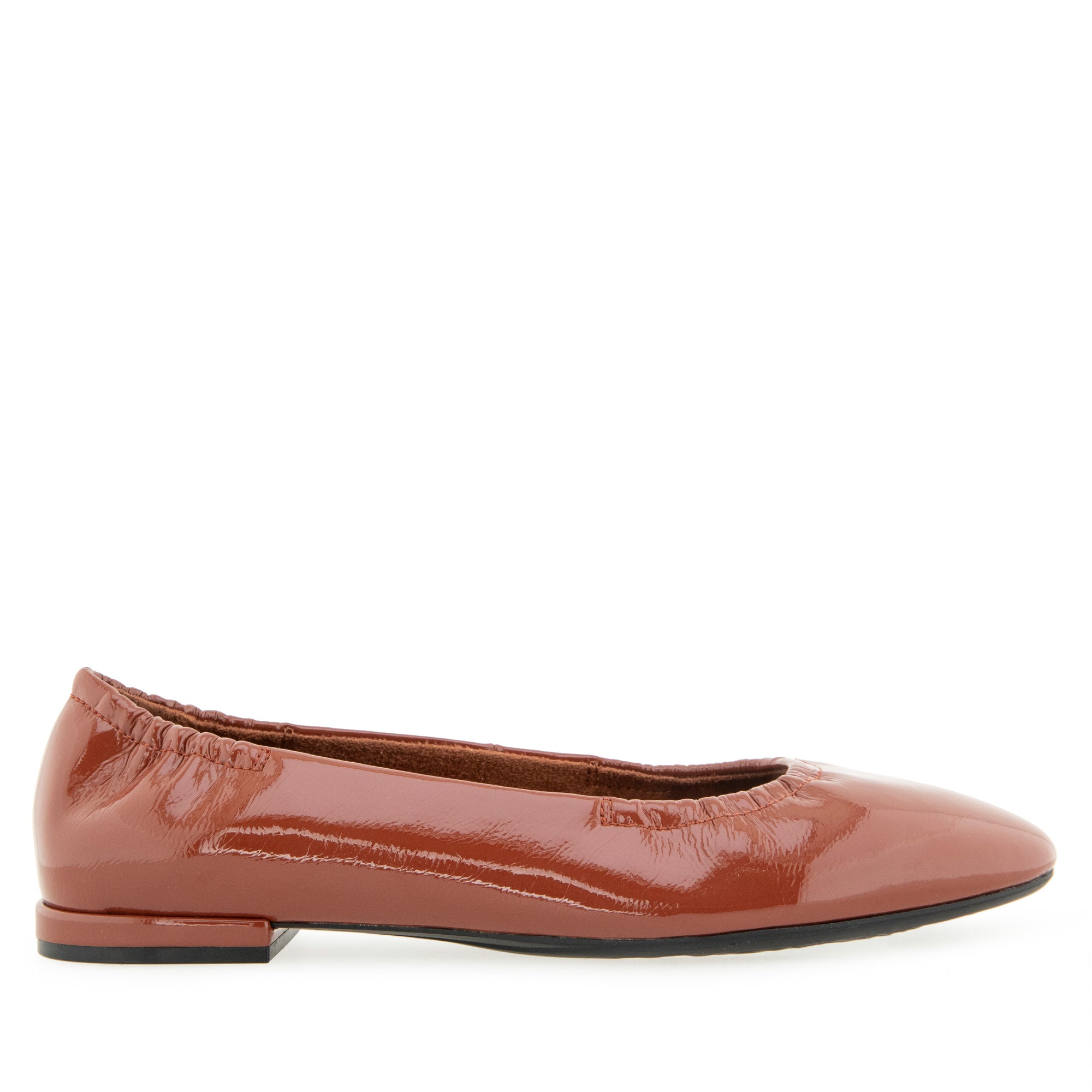 Antonia Dress Flat | Sequoia Faux Crinkle Patent