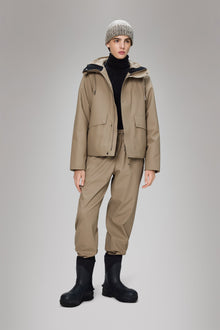 RAINS Nome Short W Parka Beige Jacket
