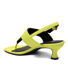 Kora Sandal Heel | Kiwi Faux Nappa